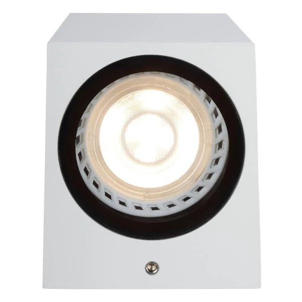 Lucide ZARO - Foco de pared / Lámpara de pared Dentro/Fuera - 1xGU10 - IP44 - Blanco - detalle 1